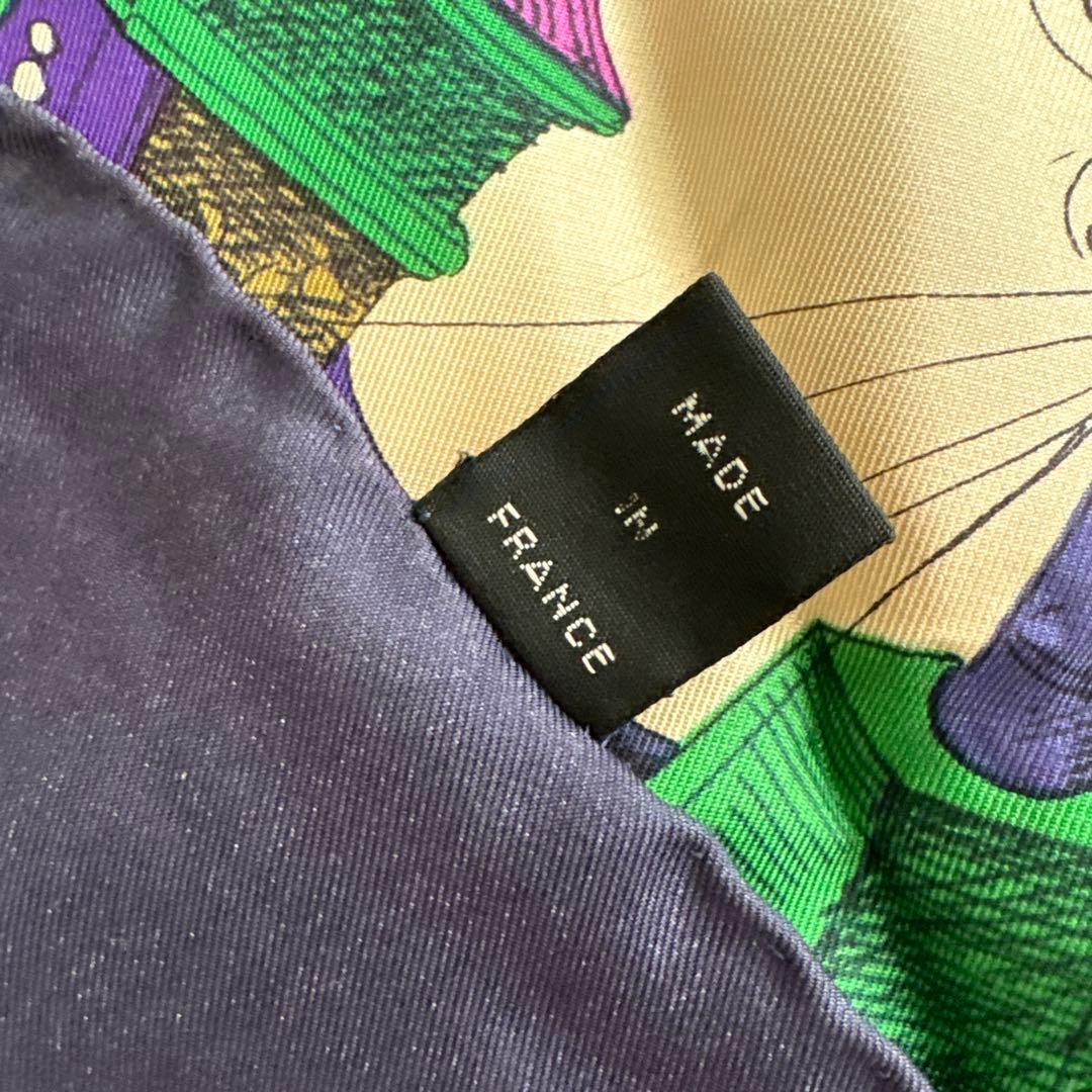 フランス製　CELINE シルク　スカーフ　星座　神話　天体　オールド　セリーヌ