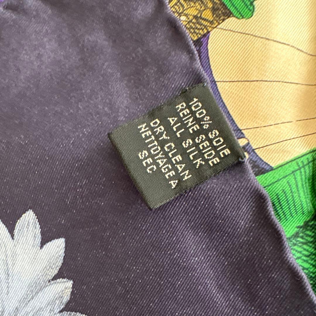 フランス製　CELINE シルク　スカーフ　星座　神話　天体　オールド　セリーヌ