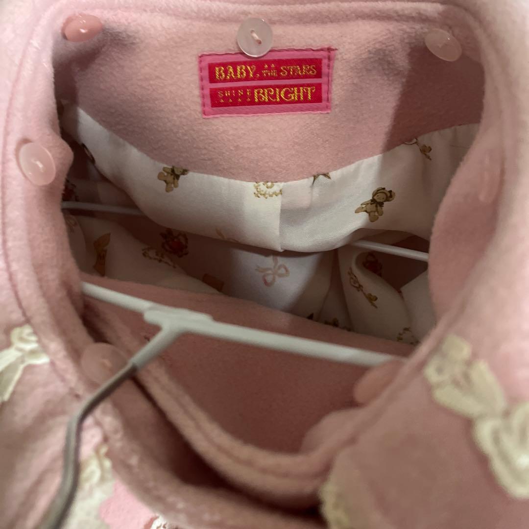 Baby the stars shine bright コート　ピンク