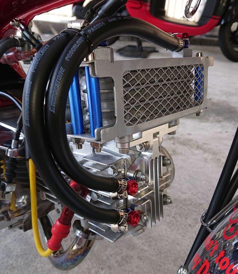 モンキー カブ ホンダ横型 オイルクーラー取付けステー 上側用