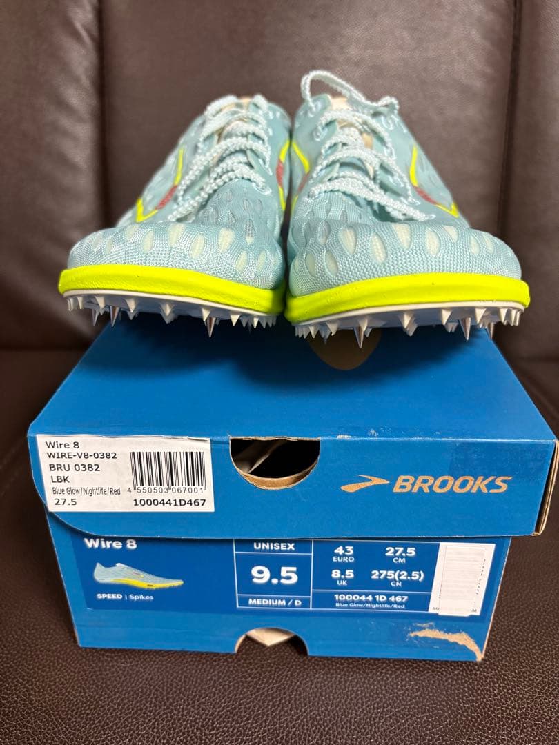 新品未使用 27.5cm BROOKS WIRE 8