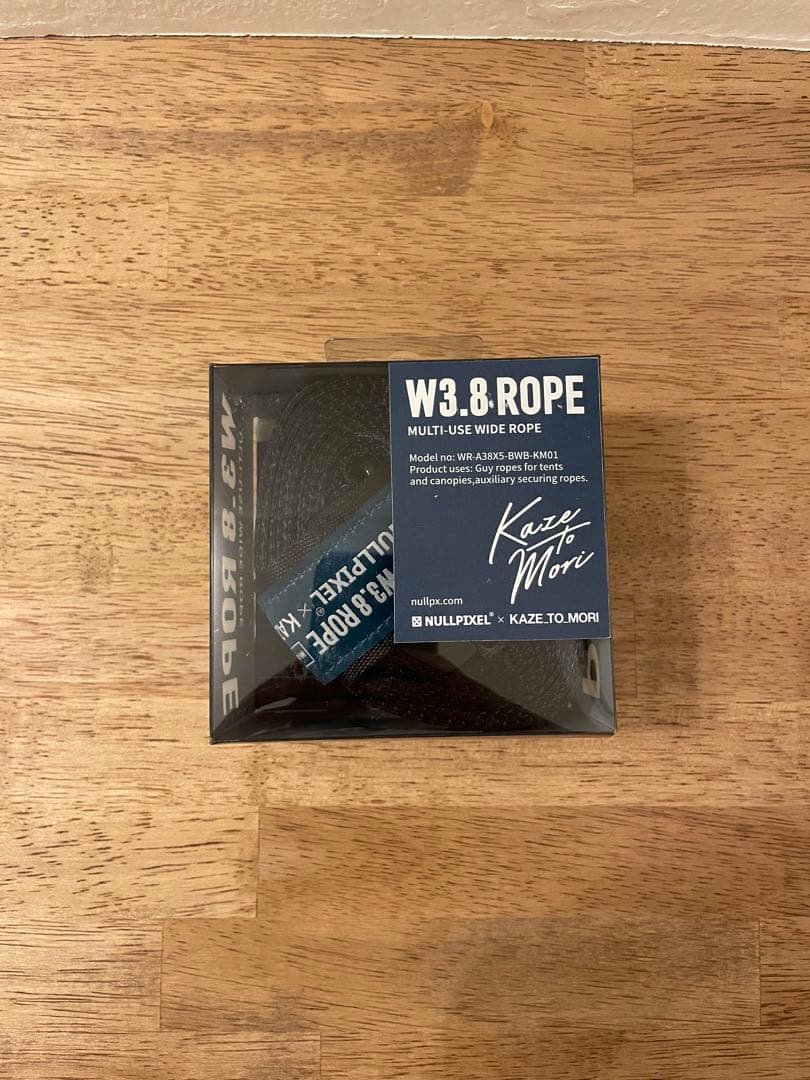 【新品未使用】NULL PIXEL×KAZE_TO_MORI W3.8 ROPE