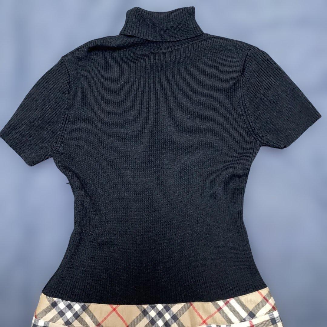 BURBERRY バーバリー ワンピース キッズ ニット 160 ノバチェック