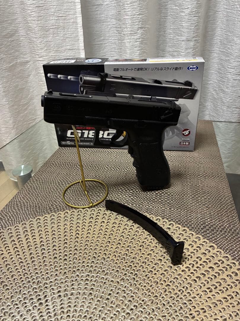 美品　東京マルイ　カスタム品　グロックG18C電動ブローバック　強化ピニオンギア
