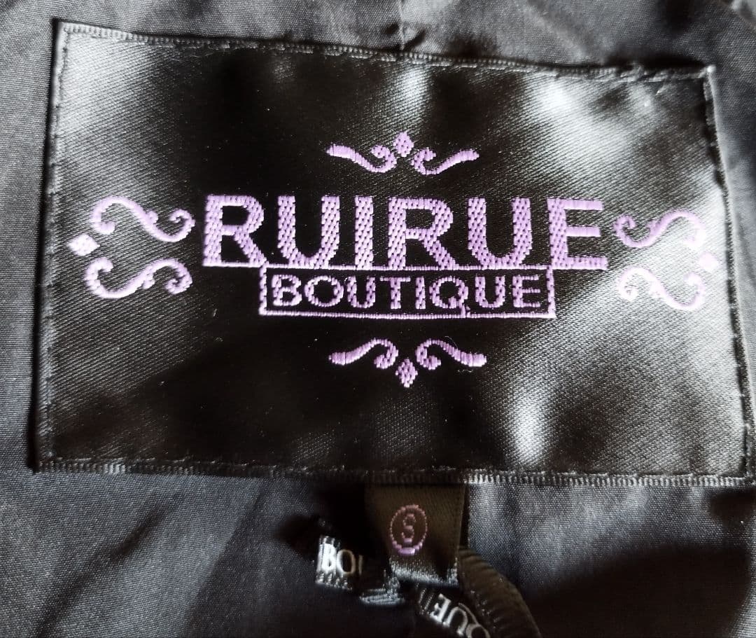 フォックスファー付きロングダウンコート／ タグ付未使用品