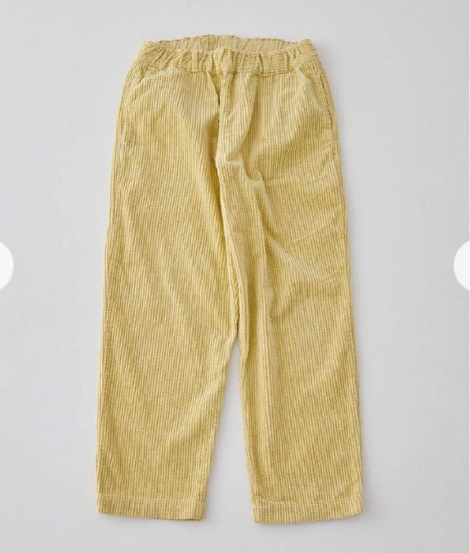 nest Robe 太畝コーデュロイイージーパンツ　レモン　美品