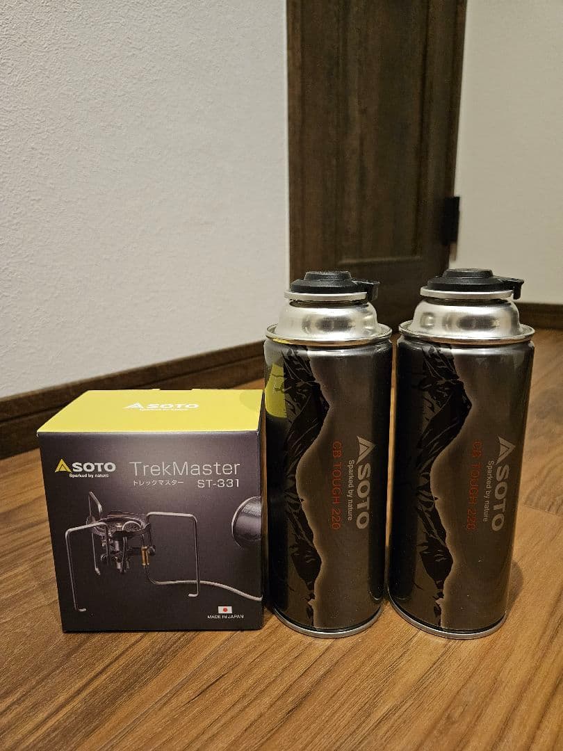 SOTO TrekMaster ST-331 シングルバーナー　ガス缶2本セット
