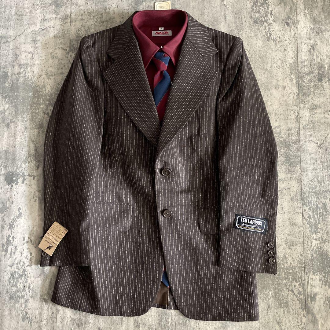 未使用 GUCCI LONG CHAMP ネクタイ 高級モヘアブレンド スーツ