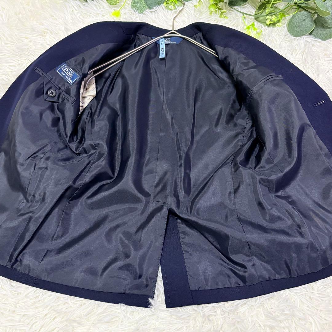 極美品★希少★ポロラルフローレン 金ボタン 紺ブレ セットアップ 120