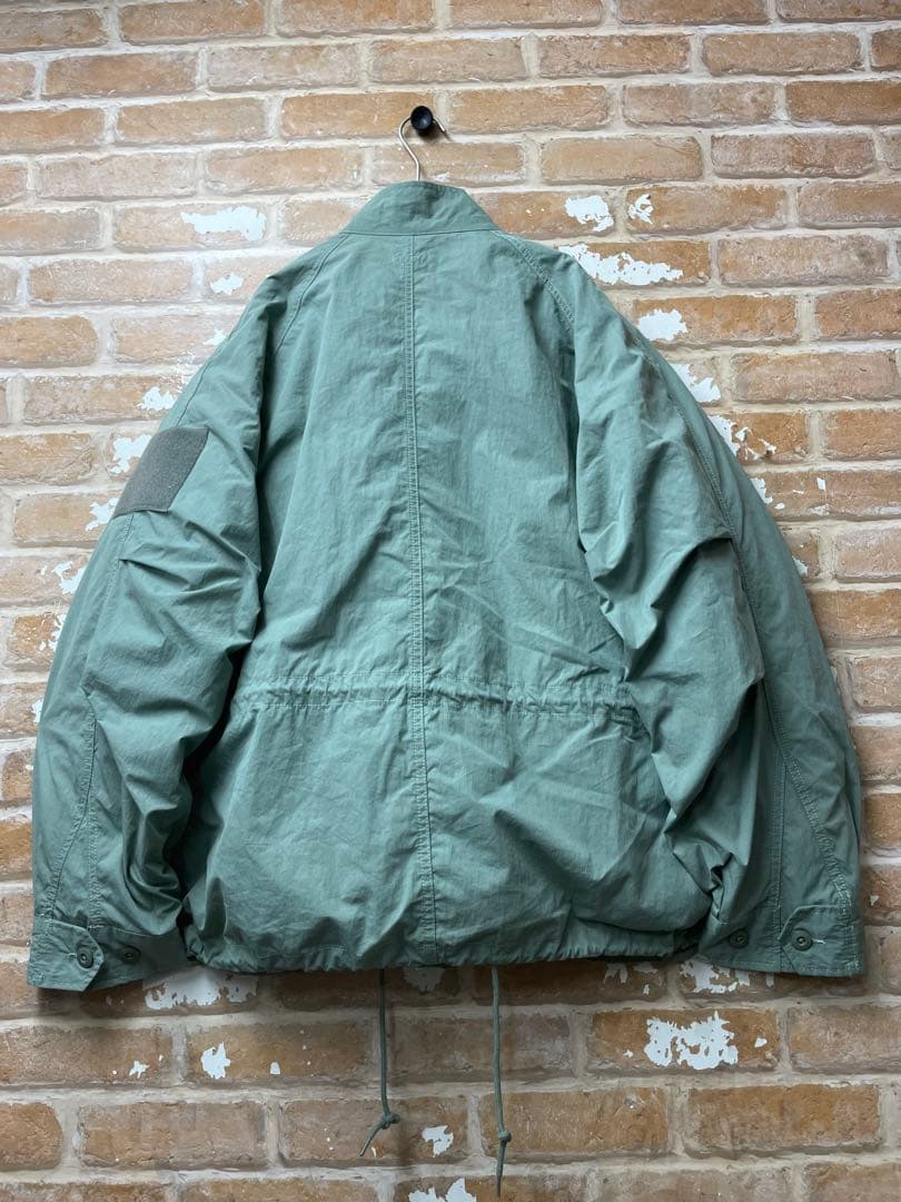 00s ミリタリージャケット　ライナー付き　ショートモッズコート　カーキ　古着