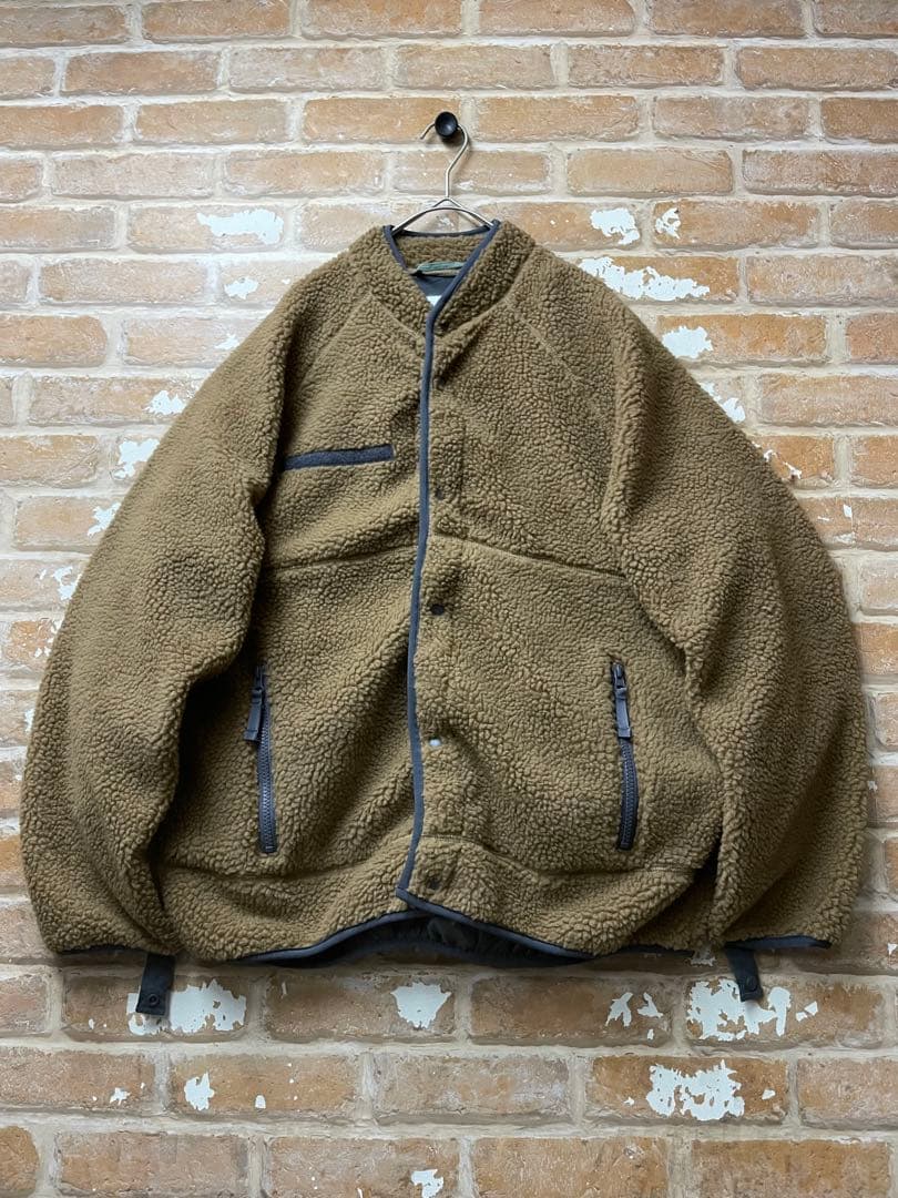 00s ミリタリージャケット　ライナー付き　ショートモッズコート　カーキ　古着