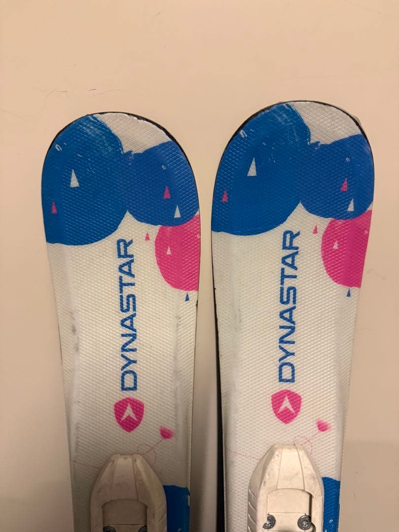 DYNASTARキッズスキー板 ホワイト/ブルー/ピンク　80cm