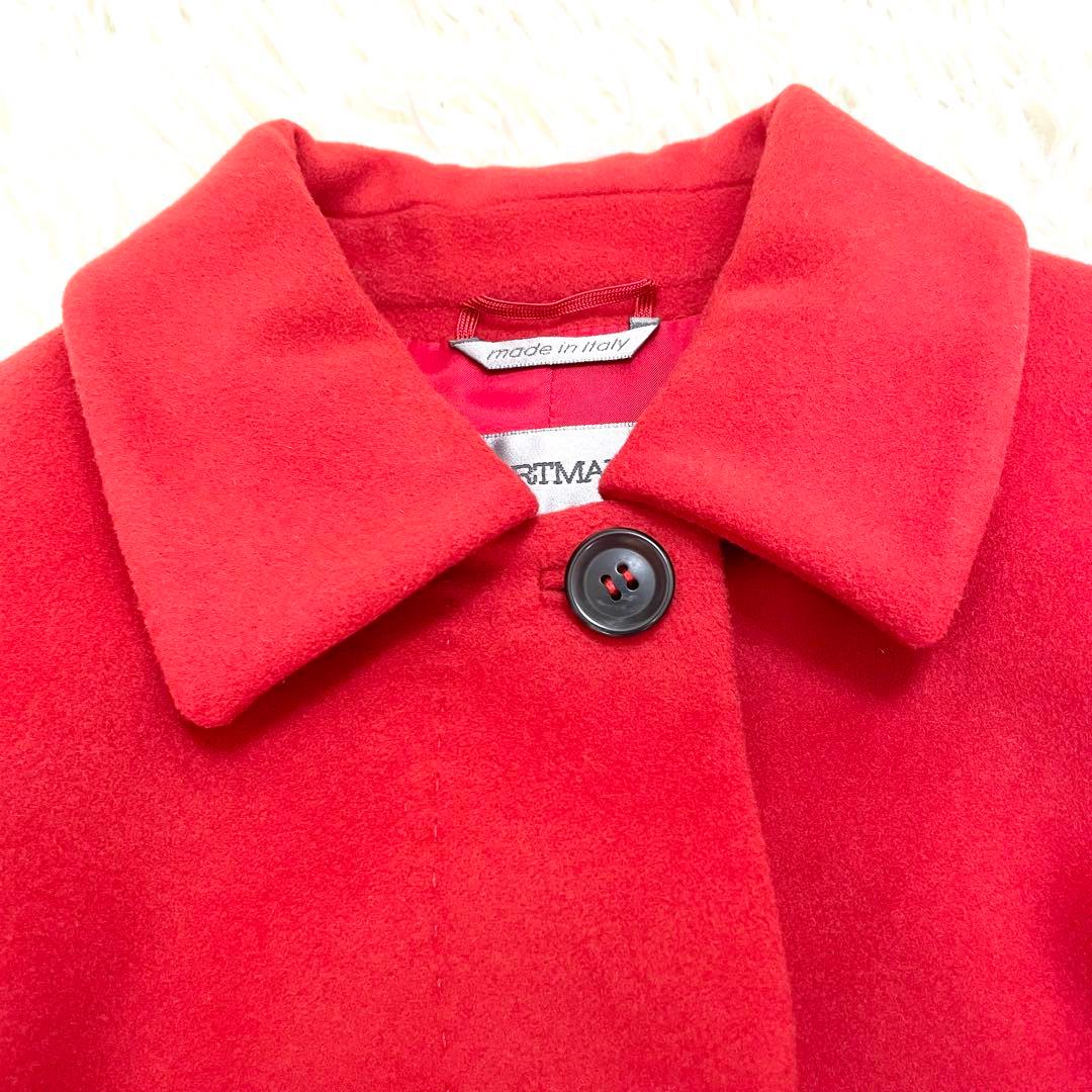 やまのん♪ SPORT MAX ウール ステンカラー ロング コート 希少