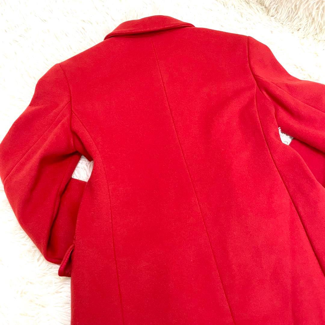 やまのん♪ SPORT MAX ウール ステンカラー ロング コート 希少