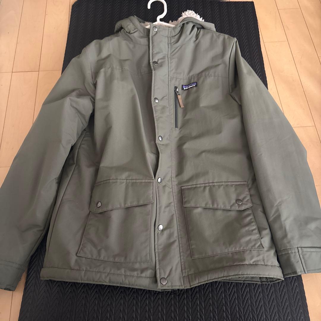 patagonia フード付きジャケット オリーブグリーン