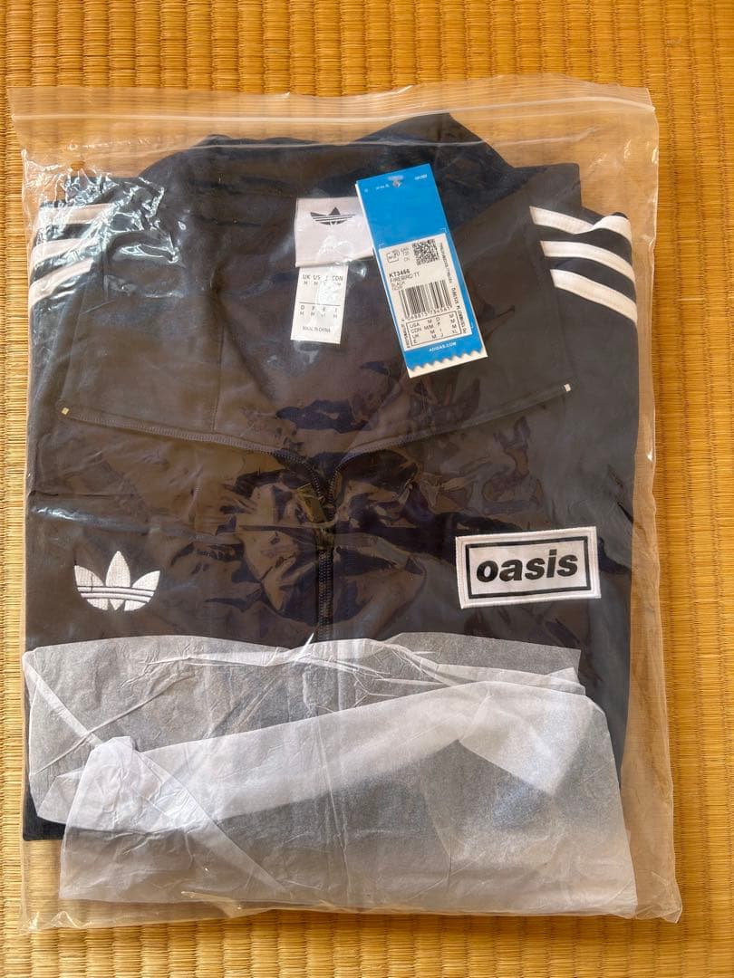 【新品　おまけ付き】adidas oasis ジャージ ネイビー　XL