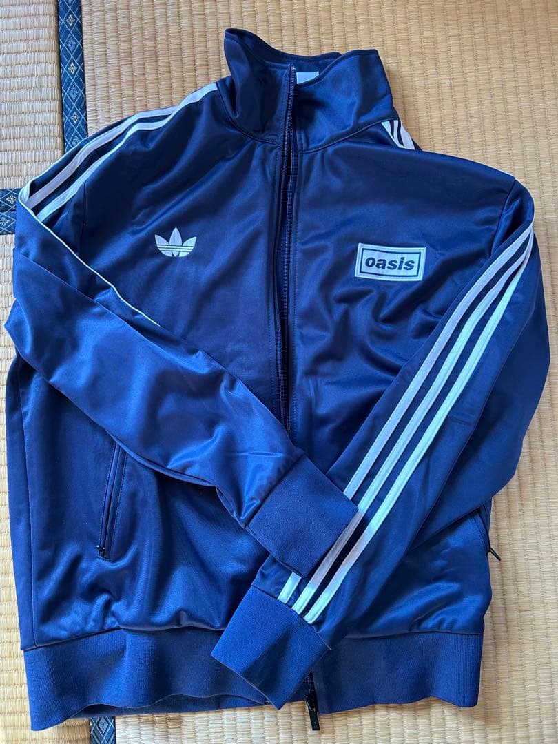 【新品　おまけ付き】adidas oasis ジャージ ネイビー　XL