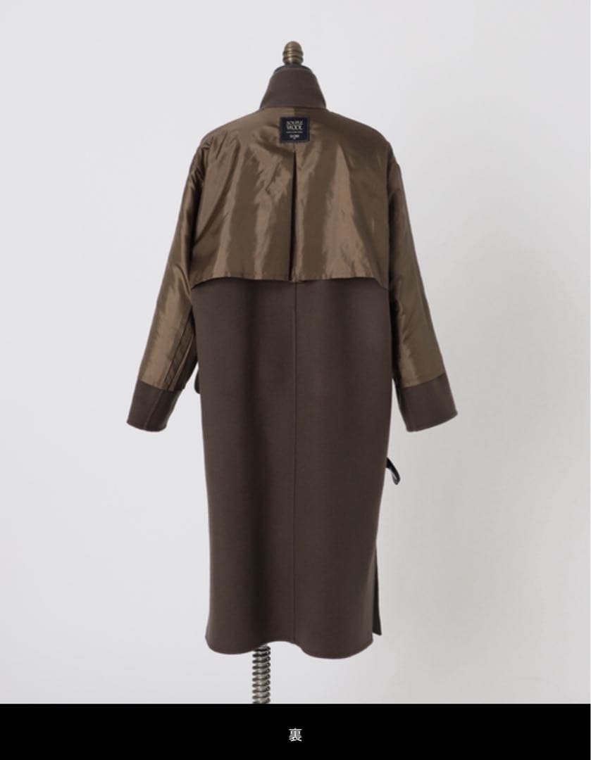 みつばちSLOBE IENA souple wool ダブルフェイスチェス