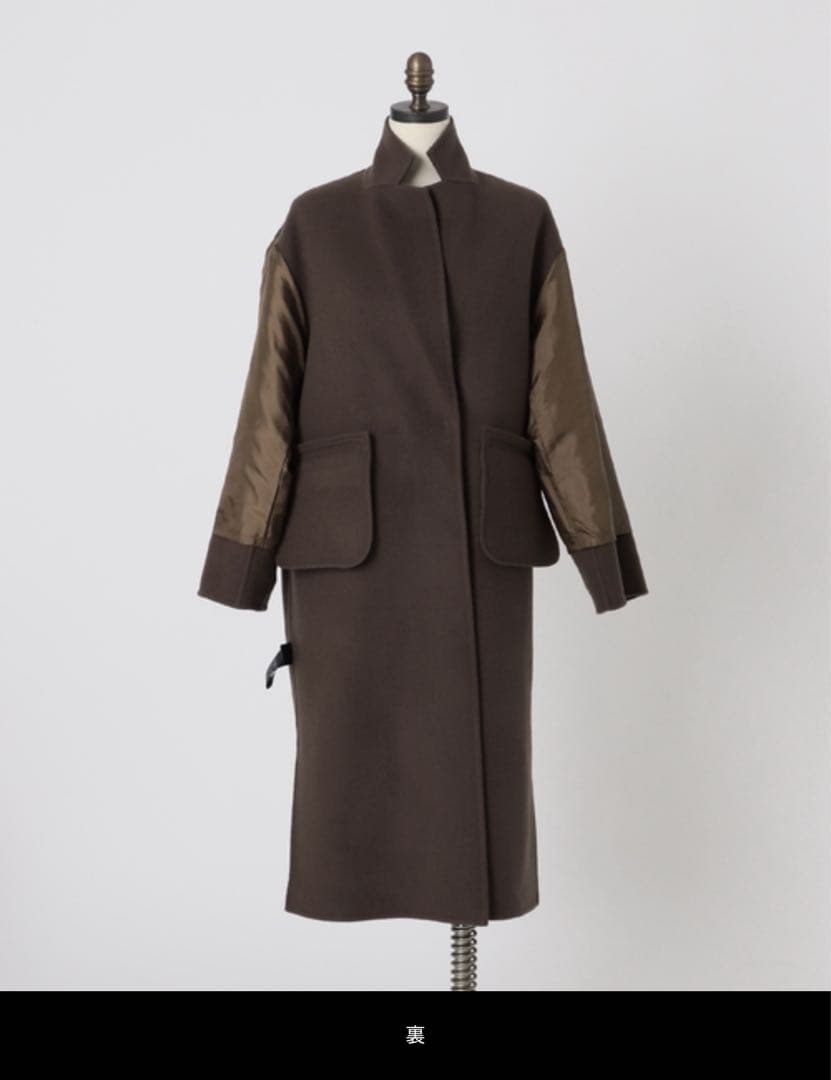 みつばちSLOBE IENA souple wool ダブルフェイスチェス