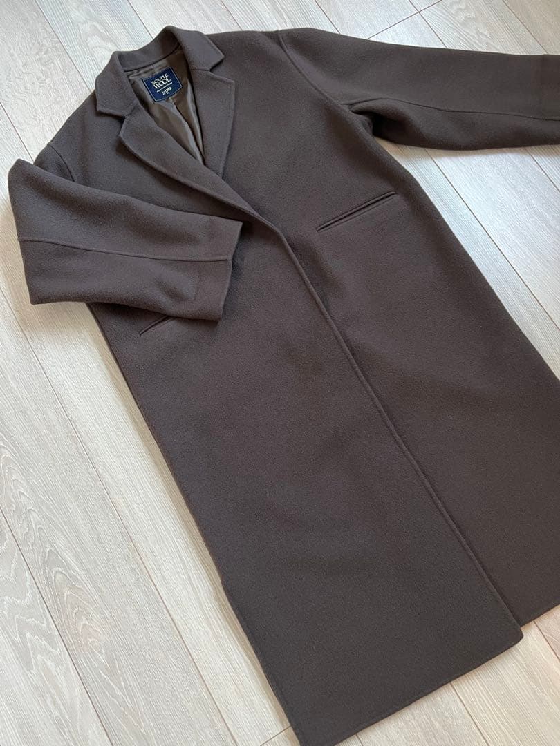 みつばちSLOBE IENA souple wool ダブルフェイスチェス