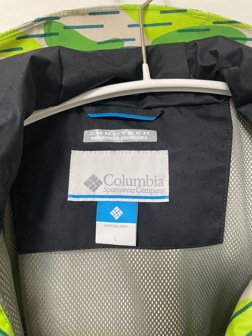 未使用Columbia Orni-Tech 防水ジャケット L グリーン