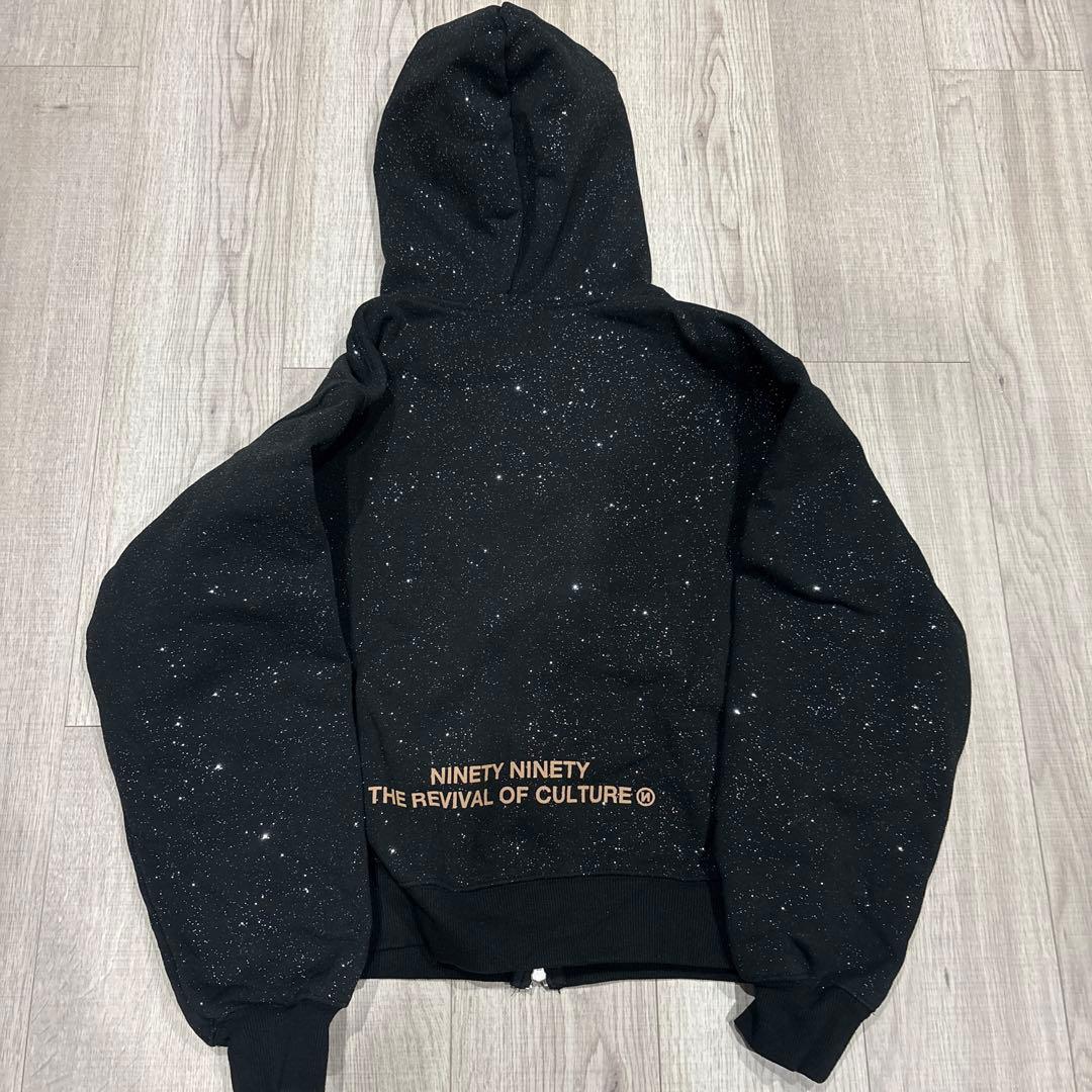 9090 girl OG Logo Glitter Hoodie Mサイズ