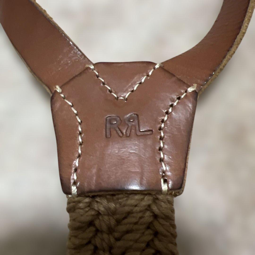 DoubleRLレザーサスペンダーMサイズ