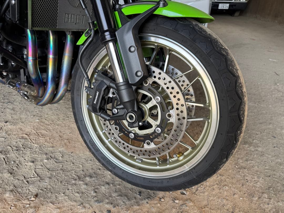 z900RSホイール 前後セット　純正業者塗装品　ゴールド