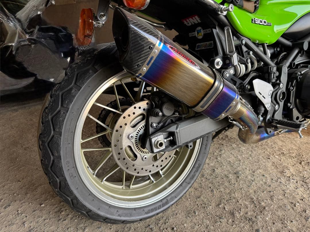 z900RSホイール 前後セット　純正業者塗装品　ゴールド