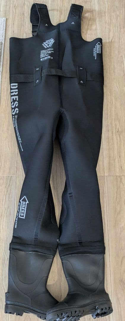 DRESSクロロプレン ウェーダー エアボーン 胴長、 バッグ 、ハンガーセット