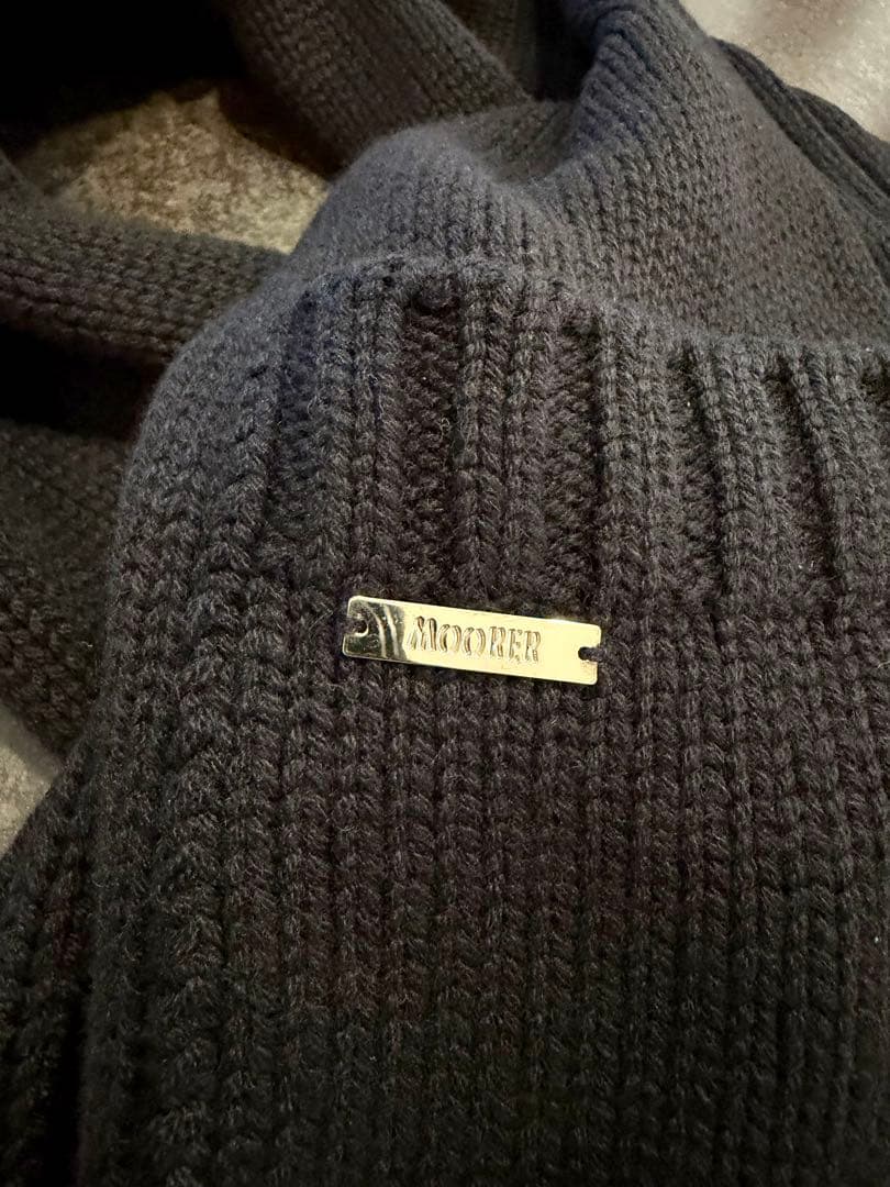 moorer カシミヤマフラー pocket cws