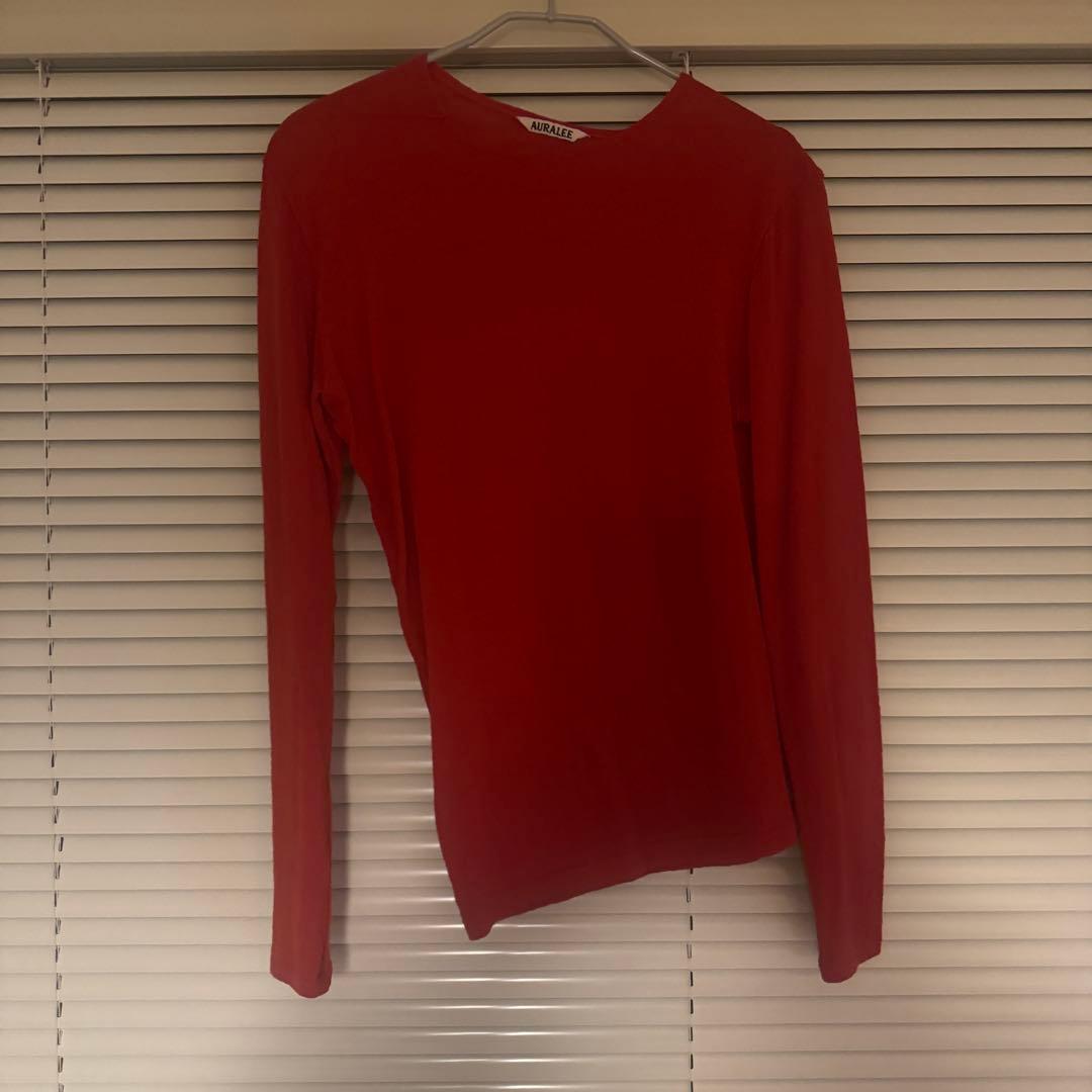 AURALEE トップス　RED