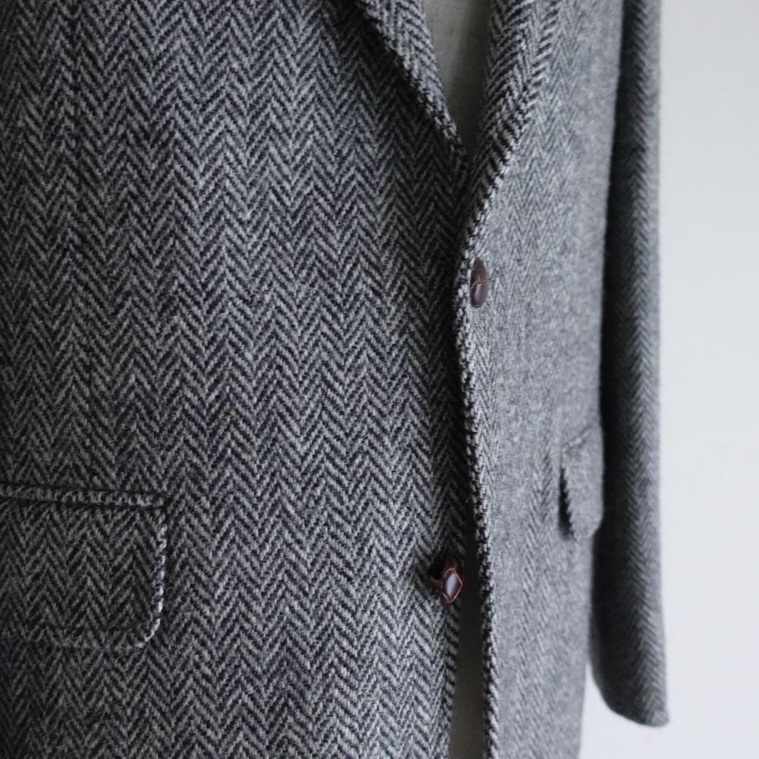 1980s Harris Tweed ウールツイードヘリンボーン　ジャケット