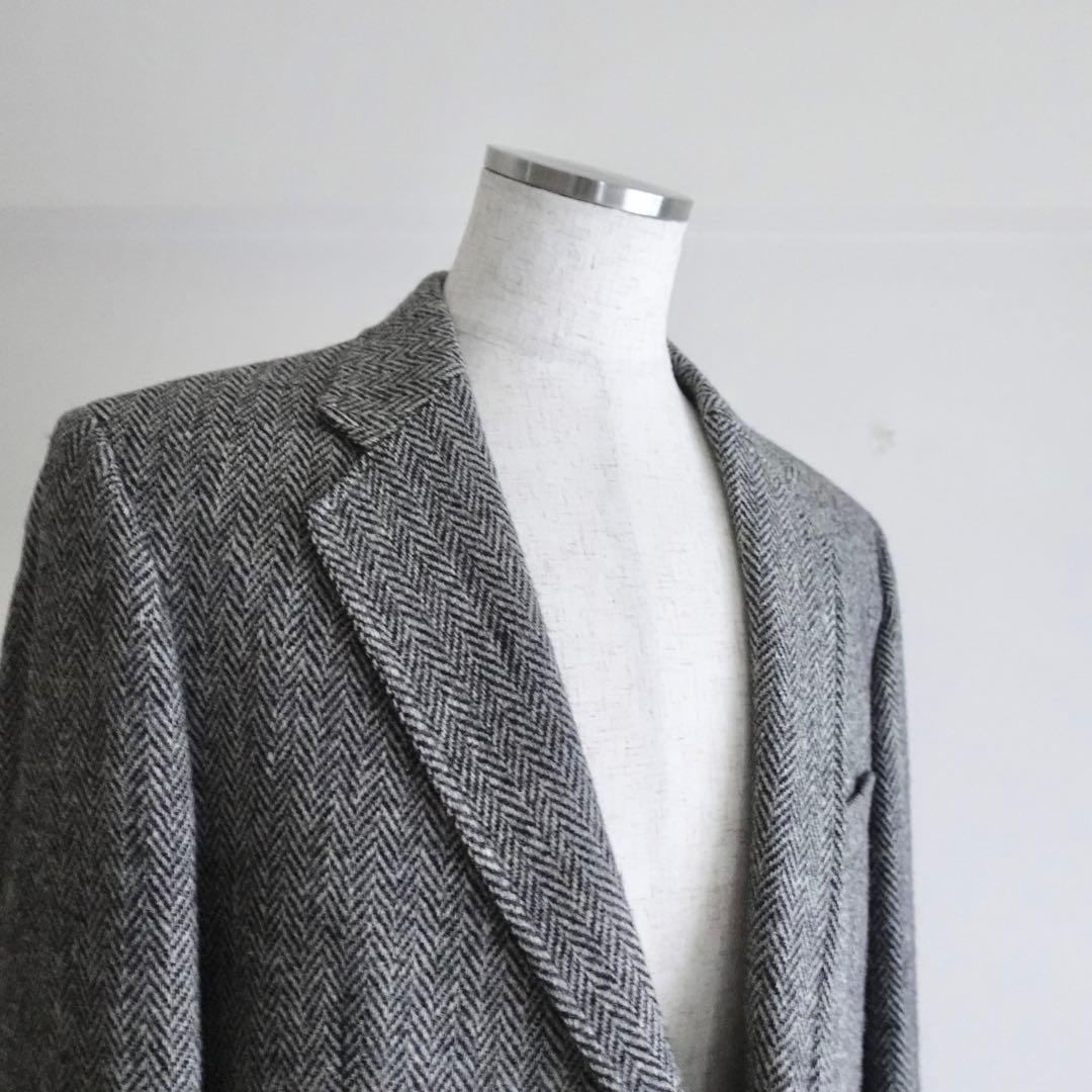 1980s Harris Tweed ウールツイードヘリンボーン　ジャケット