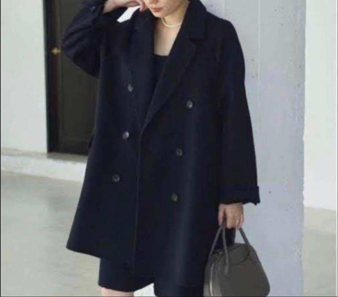 plage ハミルトンウールダブルミディコート 36