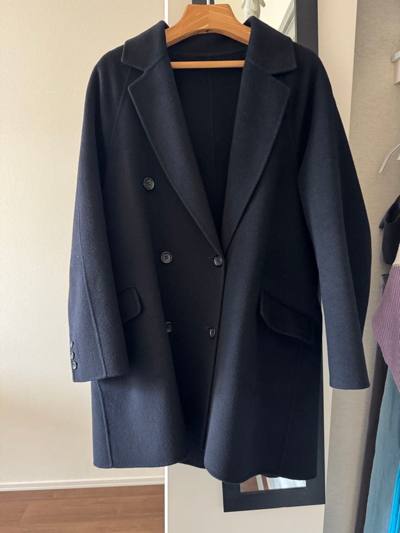 plage ハミルトンウールダブルミディコート 36