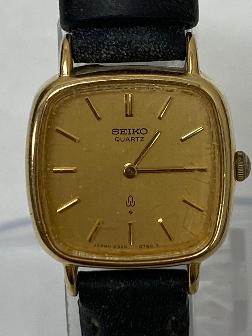 3-3205 SEIKO 14Kクォーツレディース腕時計モデル2320-0760