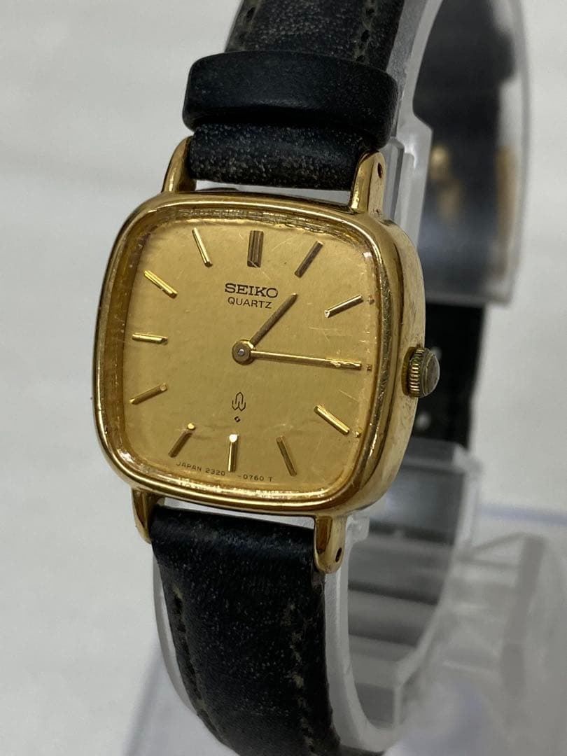3-3205 SEIKO 14Kクォーツレディース腕時計モデル2320-0760