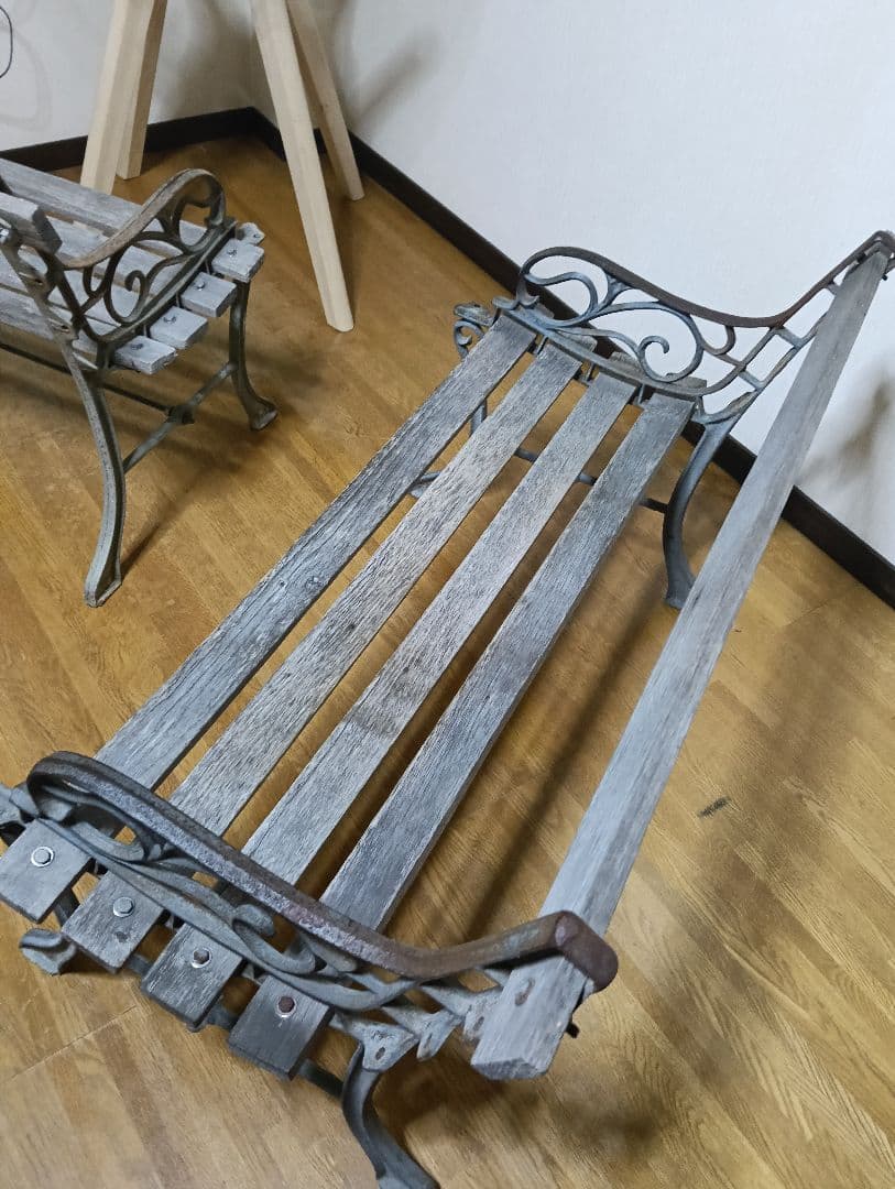 アンティークベンチ椅子
