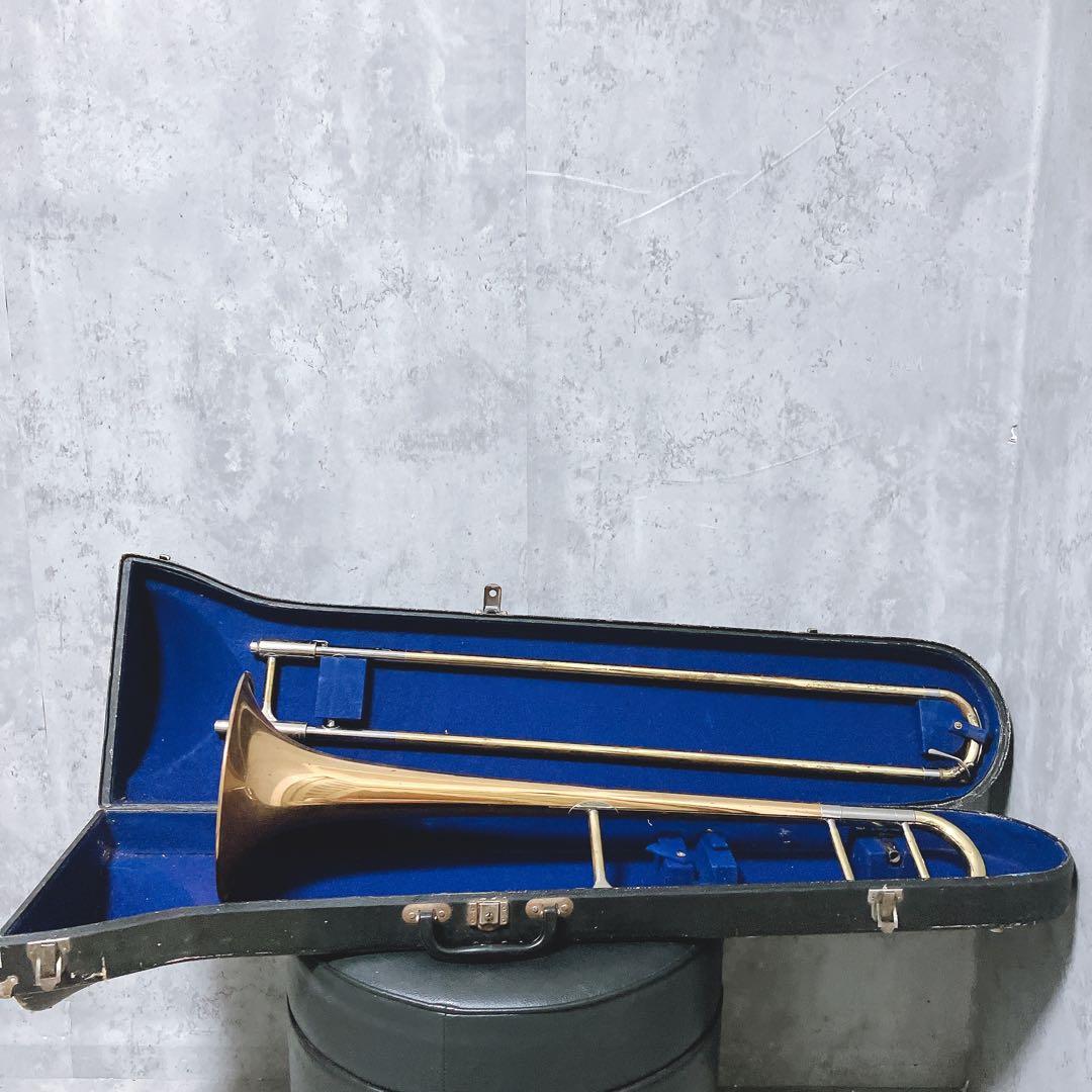 【希少】ニッカン インペリアル トロンボーン ハードケース マウスピース付属