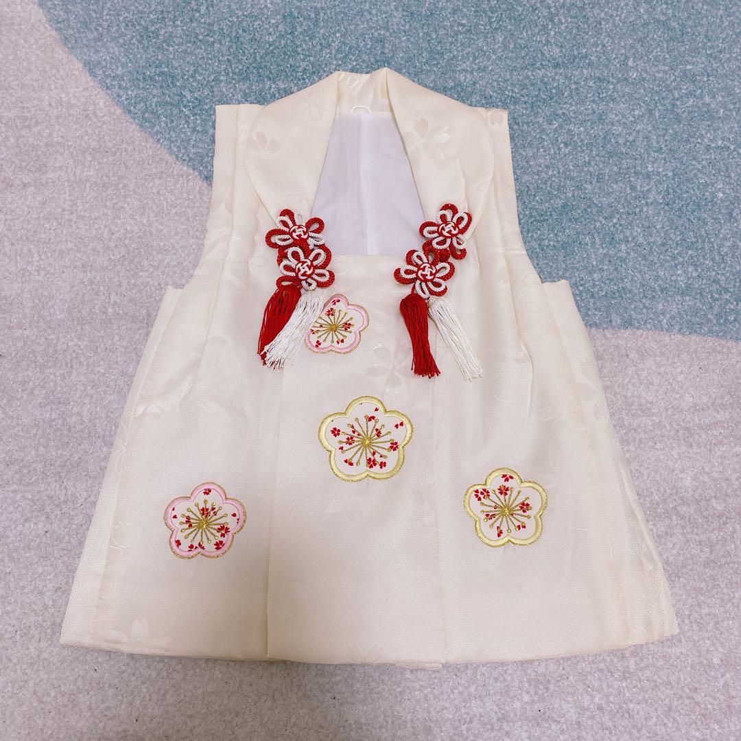 七五三 3歳 正絹 着物 被布 バッグ 草履 セット