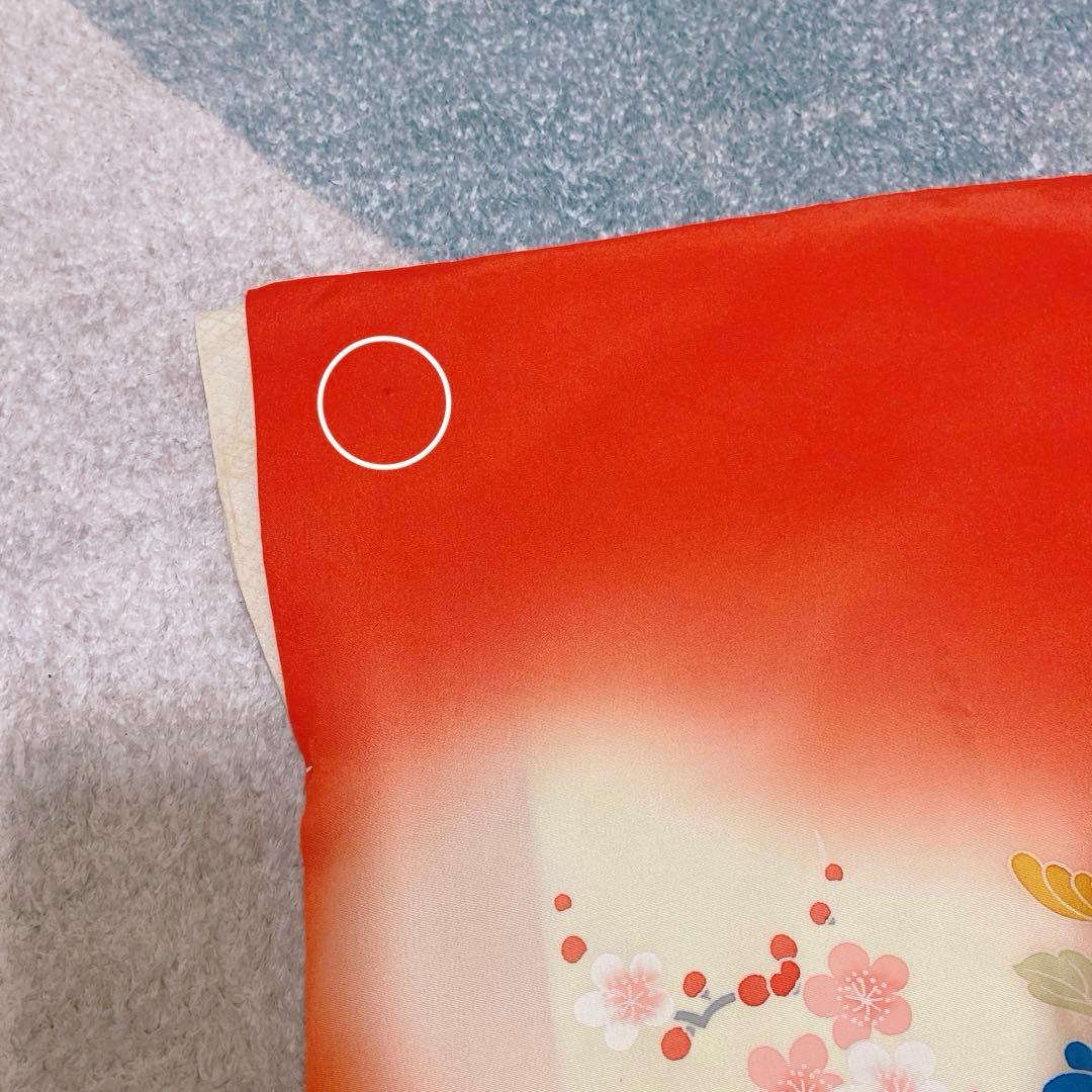 七五三 3歳 正絹 着物 被布 バッグ 草履 セット