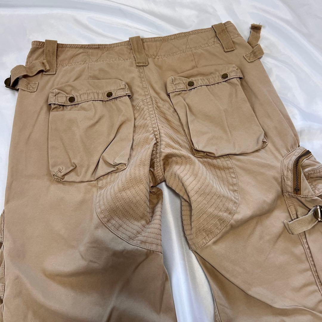 ラルフローレン マルチポケット カーゴパンツ ベージュ Y2K
