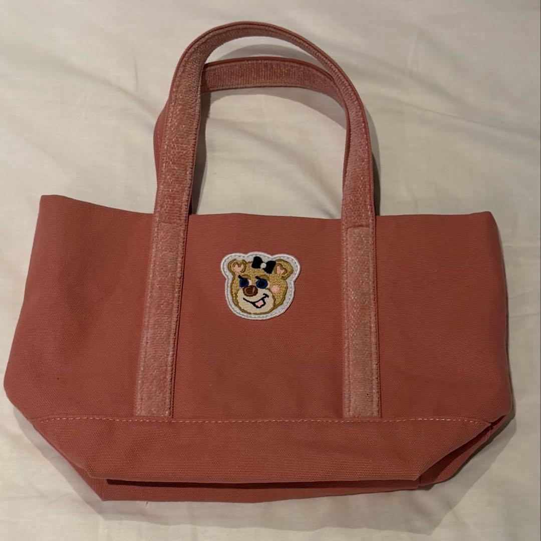 フェイラー オールドテディガール ワッペントート 小 ピンク