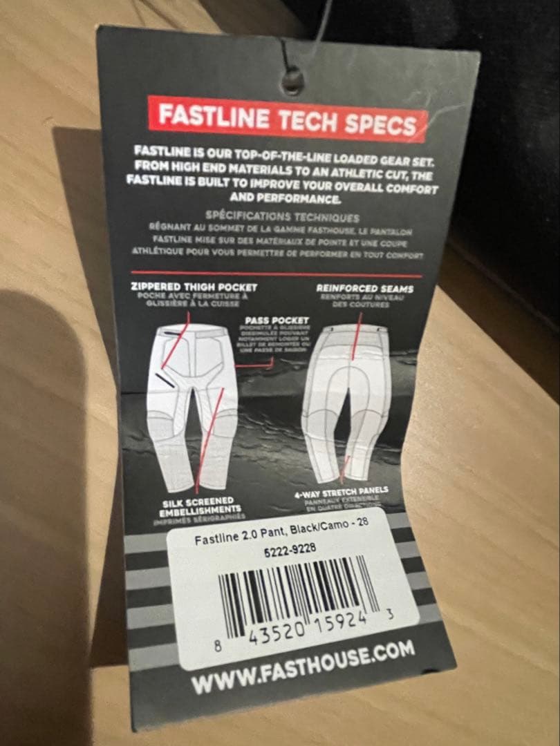 bmx レーシング　mtb ダウンヒルFasthouse ファストハウス　パンツ