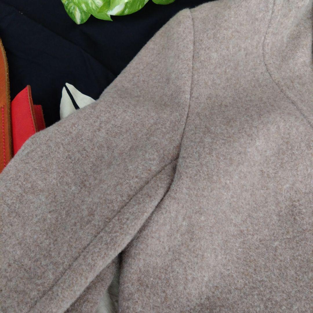 ⬛パラスパレスウールビーバーフード付きコート日本製