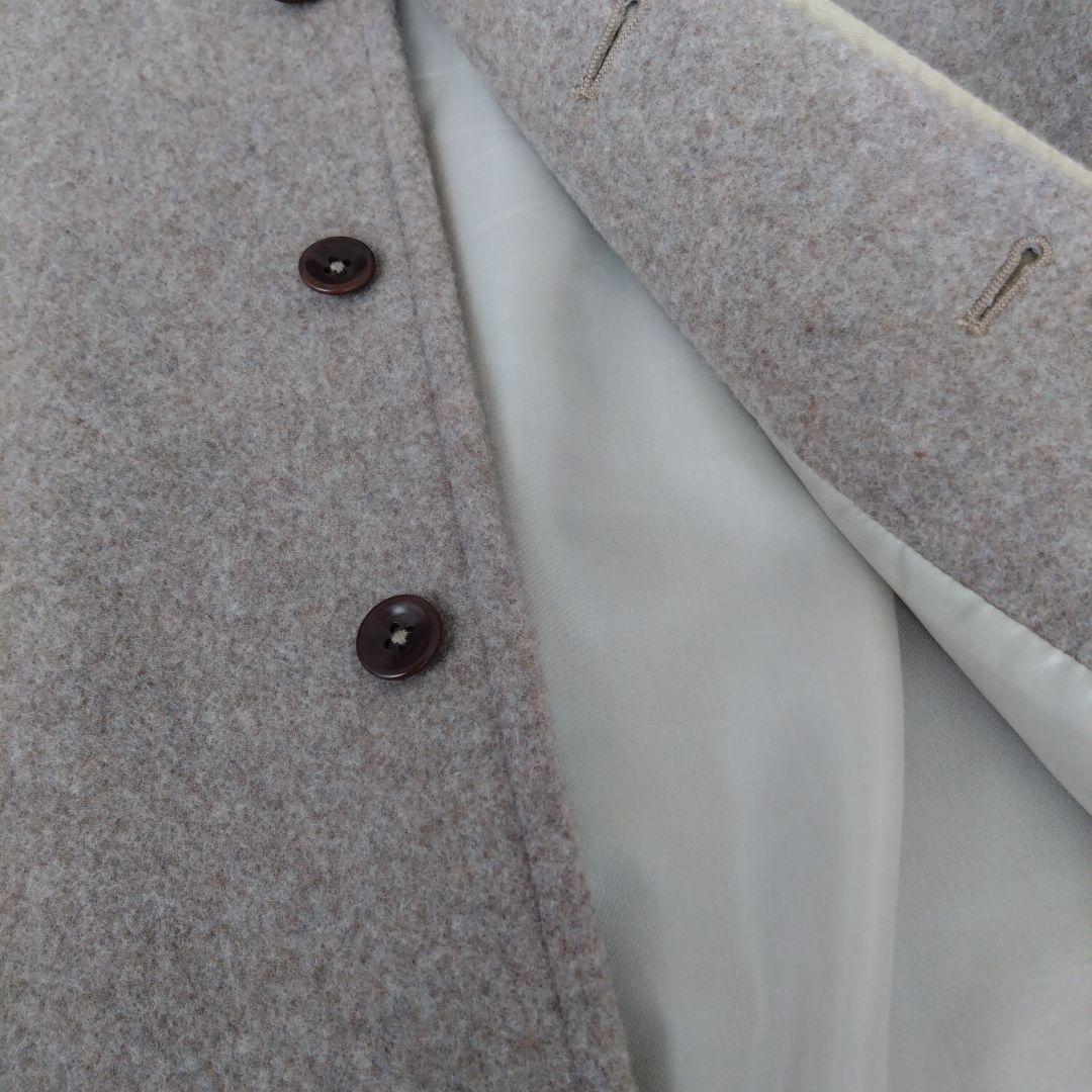 ⬛パラスパレスウールビーバーフード付きコート日本製