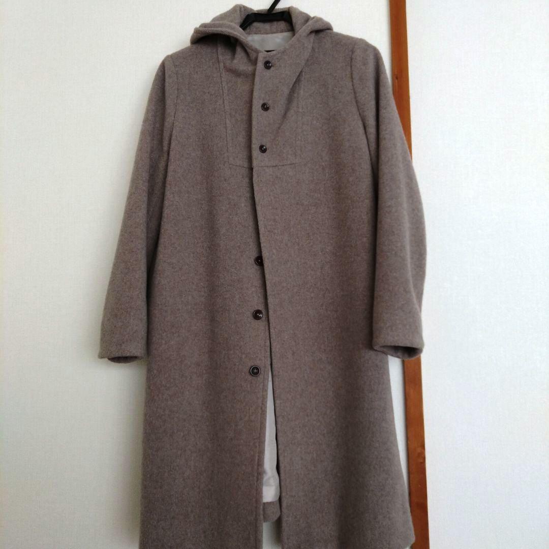 ⬛パラスパレスウールビーバーフード付きコート日本製