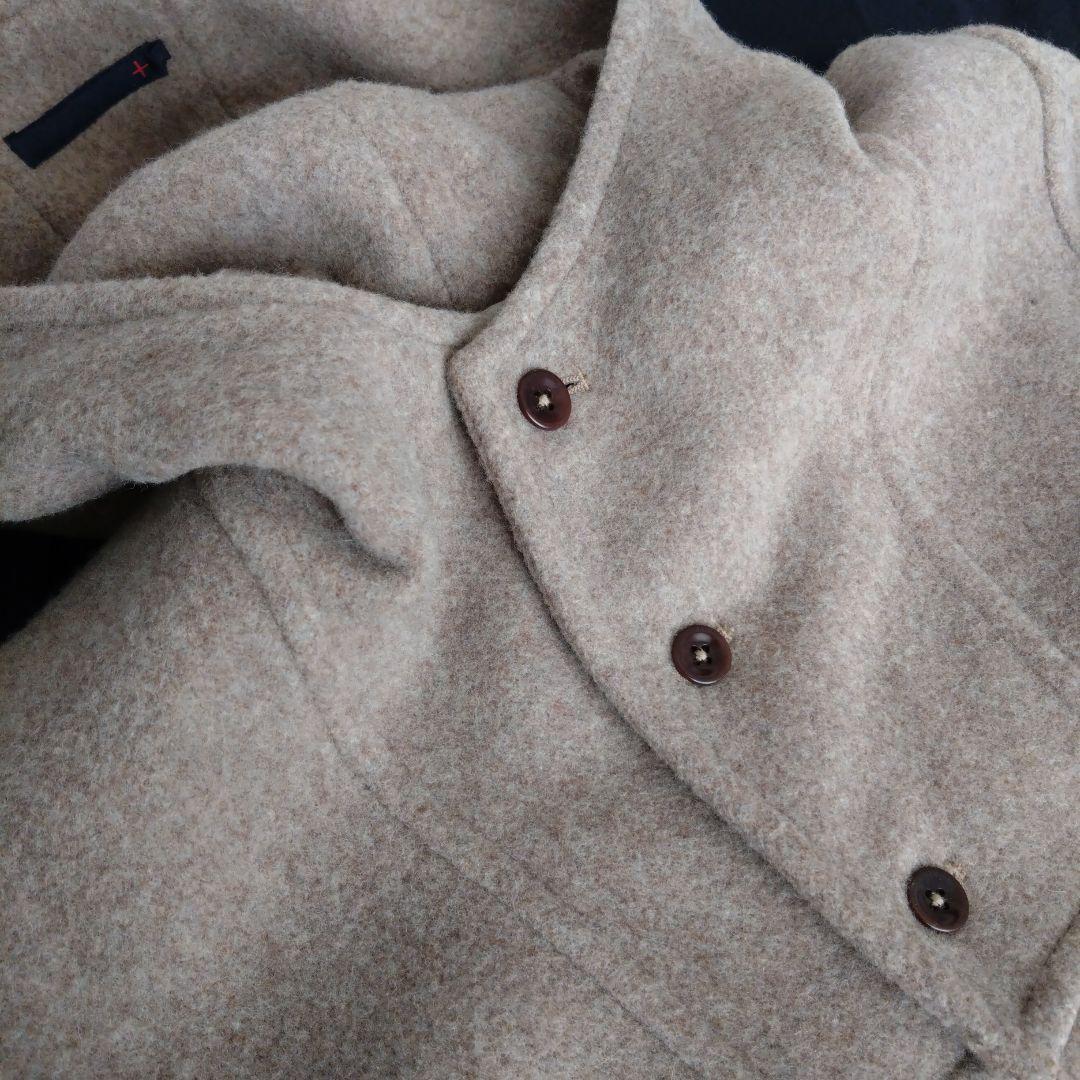 ⬛パラスパレスウールビーバーフード付きコート日本製