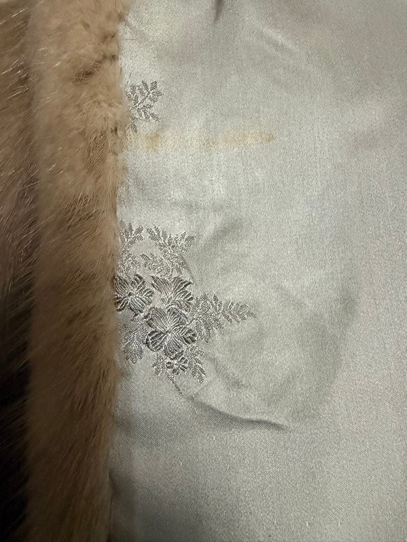 ミンク毛皮コート